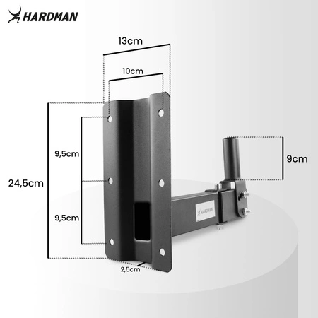 Statyw kolumnowy ścienny 2szt HWS3 Hardman