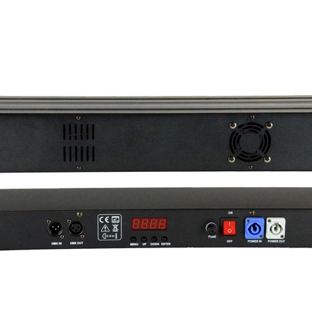 Belka oświetleniowa obrotowa 22x3W RGBW SMD LED DMX Firefog