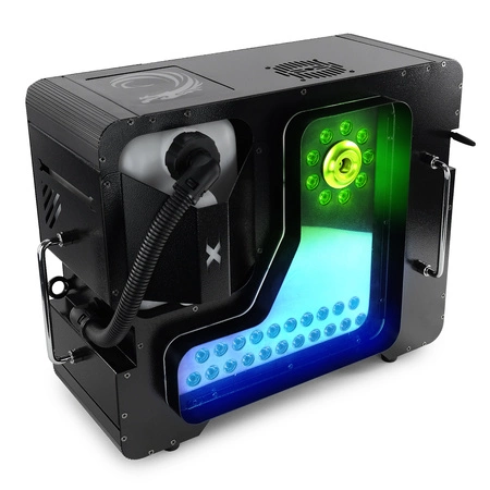 Zestaw: Wytwornica dymu pionowego i poziomego ARES 3000LED Firefog+ płyn 5l