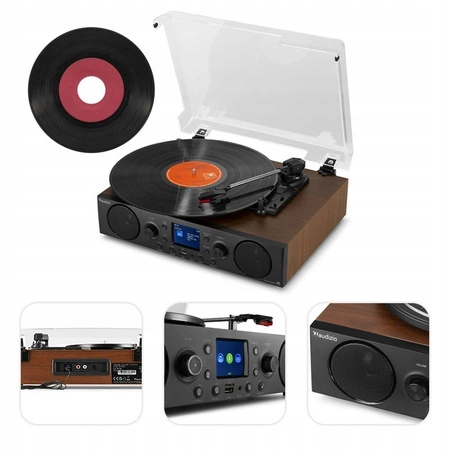 Gramofon Tulsa Audizio BT Radio DAB+ FM