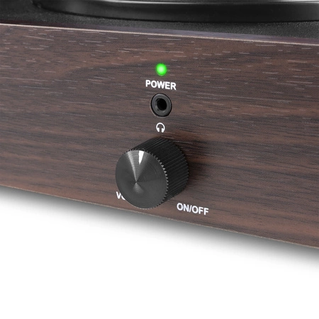 Gramofon RP106DW Fenton głośniki USB brązowy