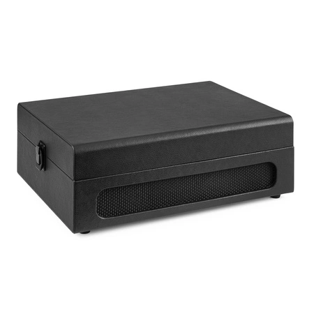 Gramofon w walizce RP118B Fenton wejście/wyjście BT czarny
