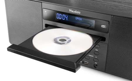 Radioodtwarzacz PRATO ALL-IN-ONE USB CD / DAB+ czarny Audizio