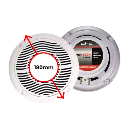 Głośniki sufitowe 2-drożne wodoodporne SWR6004 LTC