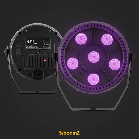 Zestaw: 4x Reflektor bateryjny ultrafiolet Beamz