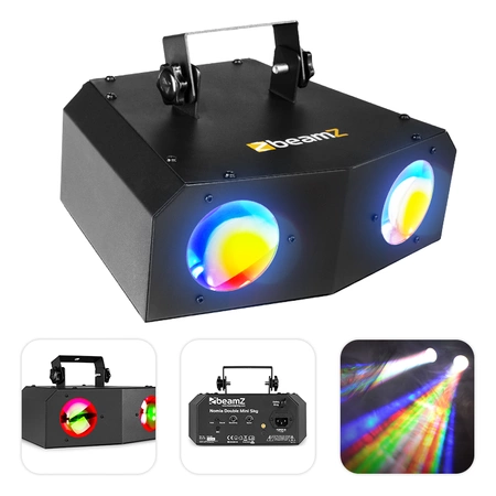 Podwójny efekt świetlny LED RGBW BeamZ Nomia