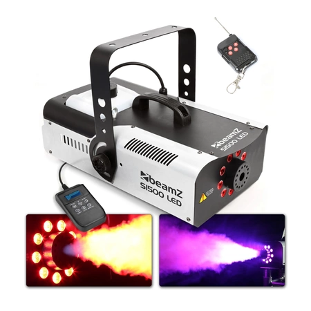 Zestaw: Wytwornica dymu LED DMX 1500W S1500LED+ płyn do dymu 5l