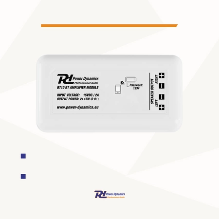 Kompaktowy wzmacniacz stereo 60W BT10 Power Dynamics