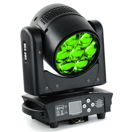 Zestaw: 4x Głowa ruchoma BEE280 7x40W LED Bee Eyes Lucendi+ dedykowane case