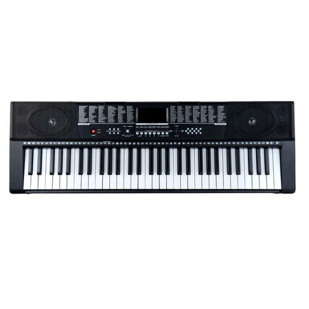 Zestaw: Keyboard 61 klawiszy bateryjno-sieciowy+ podwójny statyw pod keyboard