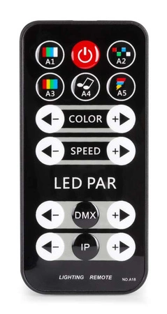 Zestaw oświetleniowy MAX Partybar11 - 4x 20W COB Par + statyw