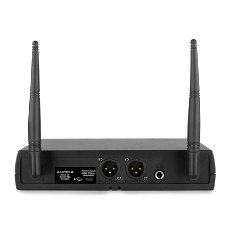 Zestaw białych głośników naściennych 12 x 4" BC40V z zestawem mikrofonów bezprzewodowych