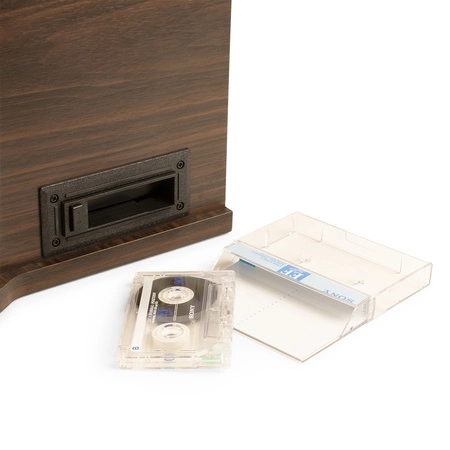 Gramofon Memphis Fenton BT CD DAB+ FM USB brązowy