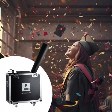 Wyrzutnia konfetti na CO2 CANNON 1000+ case Firefog