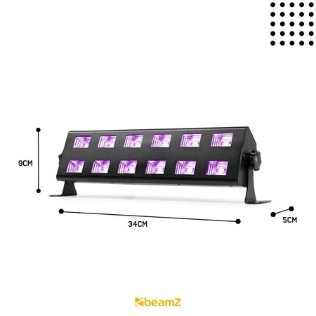 Belka oświetleniowa BUV263 LED12x 3W diody UV BeamZ