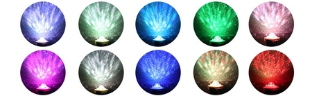 Półkula Projektor z głośnikiem SkyNight BT IRC R/G pilot Beamz