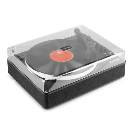 Gramofon RP162LED Fenton wejście/wyjście BT czarny