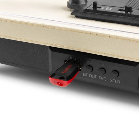 Gramofon RP113C Audizio wejście/wyjście BT kremowy