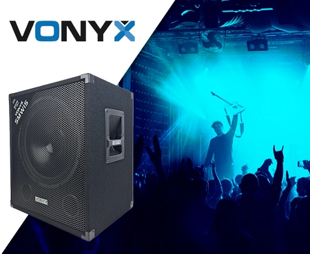 Subwoofer pasywny 15'' 600W Vonyx SMW15