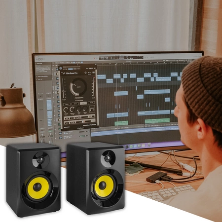 Aktywne monitory studyjne Vonyx SMN30B 60W - czarne