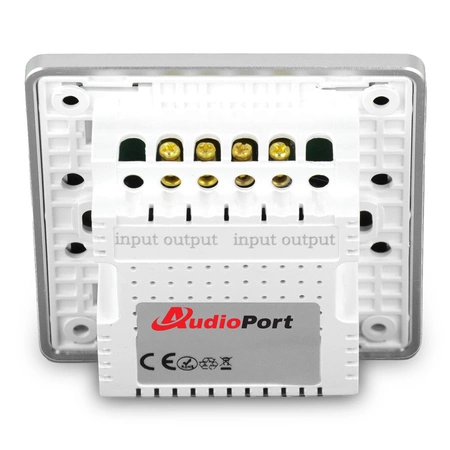 Regulator głośności 50W/100V- ARG5 srebrne szkło Audioport