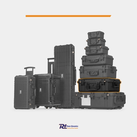 Uniwersalna walizka transportowa GIGCase22 - IP67 - czarna Power Dynamics