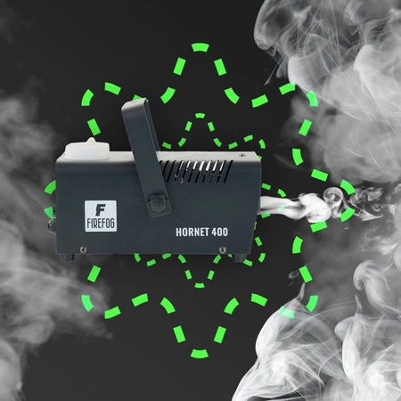 Zestaw: Wytwornica dymu 400W Hornet400 pilot przewodowy/ Firefog + płyn1l