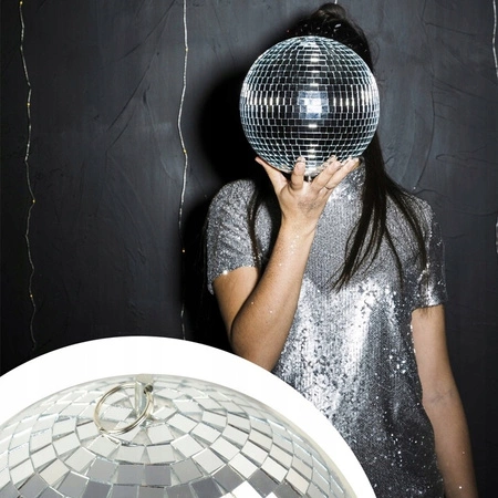 Zestaw: Kula lustrzana 20cm z napędem Firefog + Pinspot LEDSPOT5