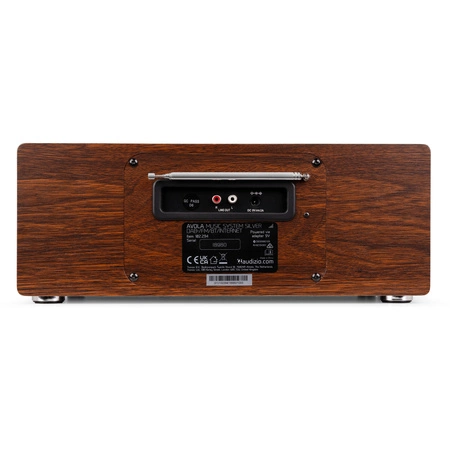 Radioodtwarzacz Avola CD/BT/DAB+/WIFI brązowo-biały Audizio