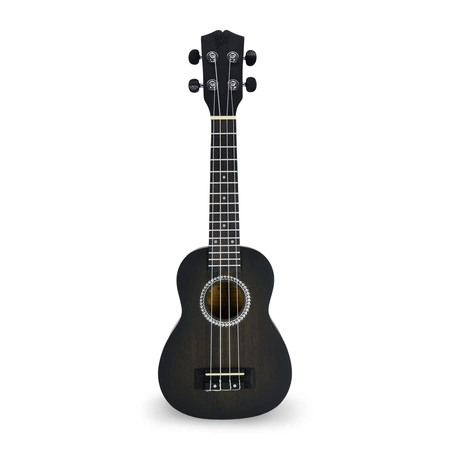 Ukulele sopranowe 21" HRF21 czarne struny Aquila Golden Guitar