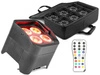 Zestaw 6 oświetlaczy bateryjnych BBP94 LED 4x10W + dedykowany soft case