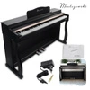 Pianino cyfrowe ze statywem 88 dynamicznych klawiszy NOCTURNO czarne Mielczewski