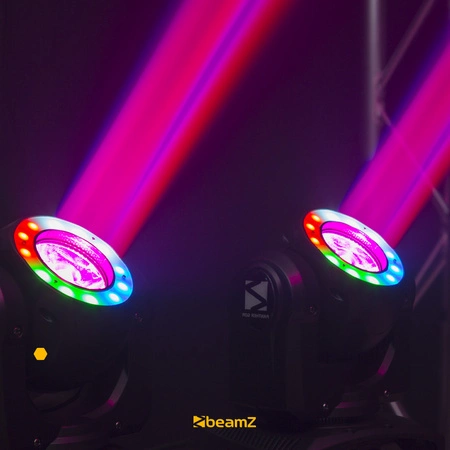 Zestaw: 2x Głowa ruchoma Panther 60R LED Beamz+ dedykowana torba transportowa