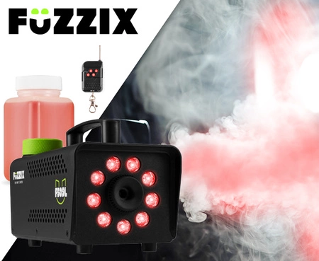 Wytwornica dymu F509L z efektem LED RGB Fuzzix+ płyn gratis