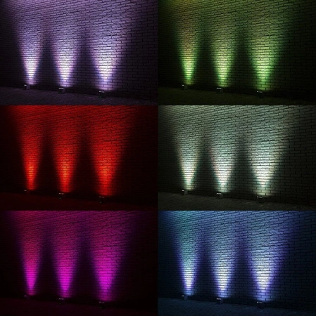 Zestaw 4 białych oświetlaczy bateryjnych BBP96SW LED 6x12W z bezprzewodowym DMX + dedykowany soft case