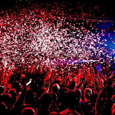 Zestaw: Wyrzutnia konfetti na CO2 CANNON 1000+ case Firefog+ konfetti wielokolorowe 3x5kg