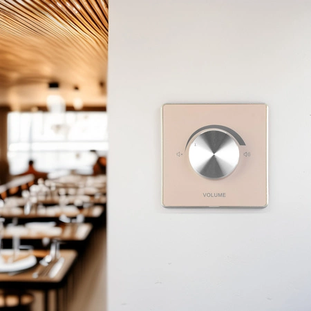 Regulator głośności 10W/100V - ARG3 złote szkło Audioport