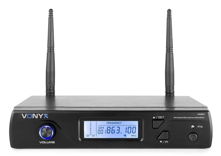 Zestaw mikrofonowy bezprzewodowy UHF Vonyx WM61
