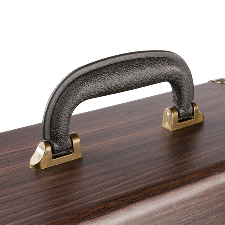 Futerał na płyty winylowe Audizio RC32, ciemne drewno