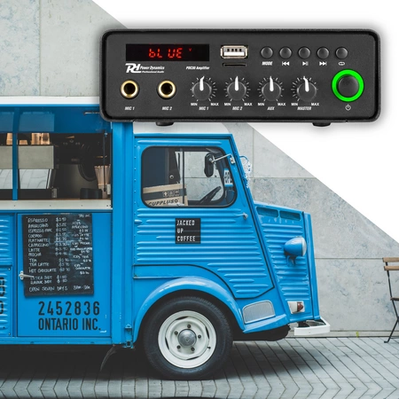 Wzmacniacz mobilny PDC30 30W 12V/220V Power Dynamics