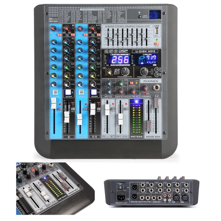 Mikser 6-kanałowy PDM-S604 Power Dynamics