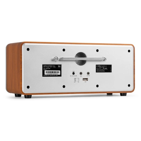 Radio cyfrowe Genua DAB+ FM stereo Audizio srebrny