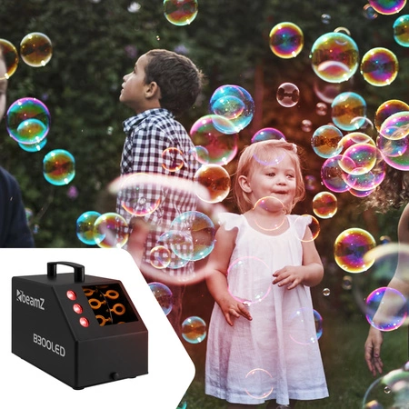 Wytwornica baniek z efektem LED RGB B300LED pilot Beamz