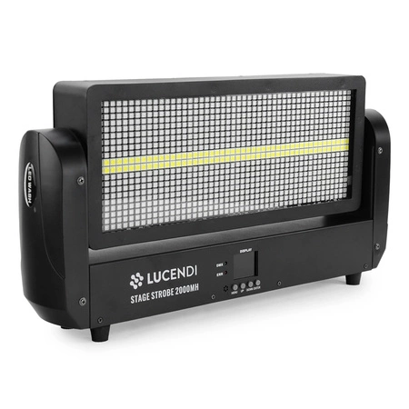 Stroboskop LED RGBW reflektor dyskotekowy STAGE STROBE 2000MH Lucendi