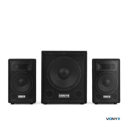 Zestaw nagłośnieniowy aktywny 1000W VX1015BT 2.1 15” Vonyx