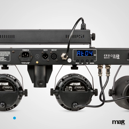 Zestaw oświetleniowy PAR UV STROBE JELLY MOON MAX PARTYBAR10