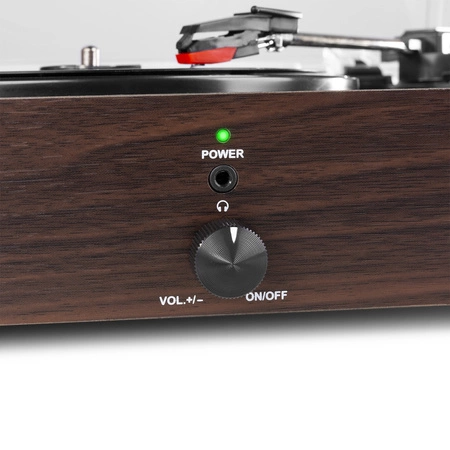 Gramofon RP106DW Fenton głośniki USB brązowy