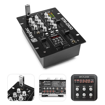 Mikser 2-kanałowy USB MP3 STM-2300  Skytec