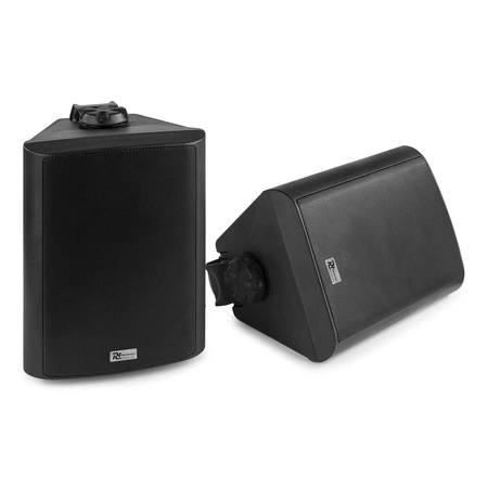 6 strefowy system czarnych głośników naściennych 12 x BC50V z wzmacniaczem PDW500MP3 BT