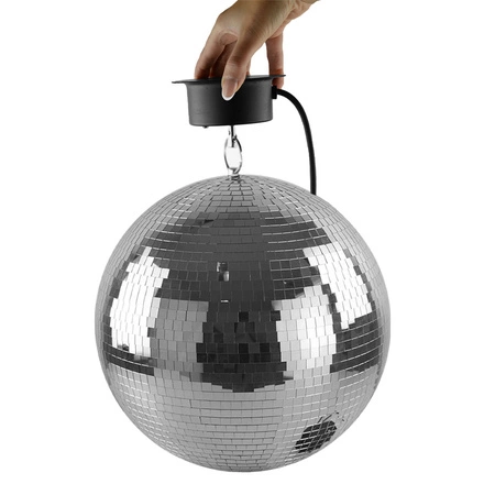 Zestaw: Kula lustrzana 40cm z napędem Firefog + Pinspot LED